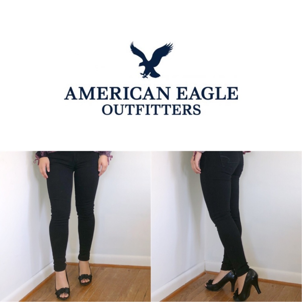 American Eagle Black Jeggings